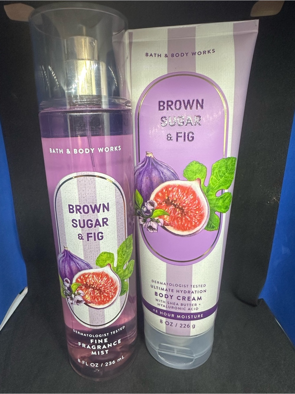 🆕 Bath & Body Works Brown Sugar & Fig Fine Fragrance Mist & Body Cream ✨unused✨